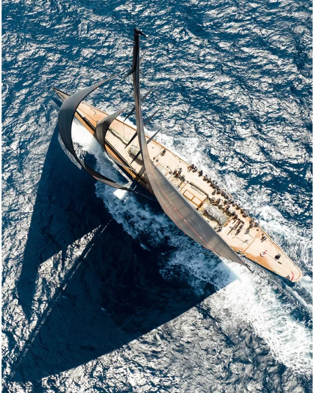 SY SVEA the newest J Class in the fleet, combining historic 1930s design with state-of-the-art technology. Sleek lines, towering rig, pure performance. Proof that innovation and tradition can sail side-by-side. 
@northsails 
@officialjclass 
#JClassYachts #Svea #SailingLife #RegattaReady  #Photonautic #JClass #JClassYachts #VelaClásica #ClassicSailing #America'sCup #Superyacht